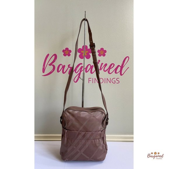 Authentic Burberry Plaid Nylon Messenger Bag - Picture 3 of 13